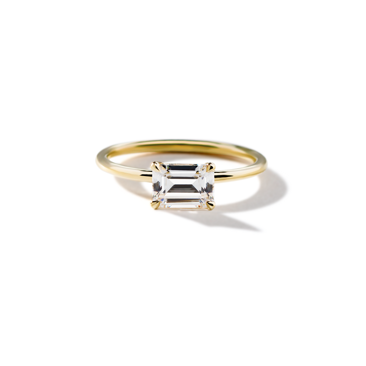 18K Yellow Gold / Emerald