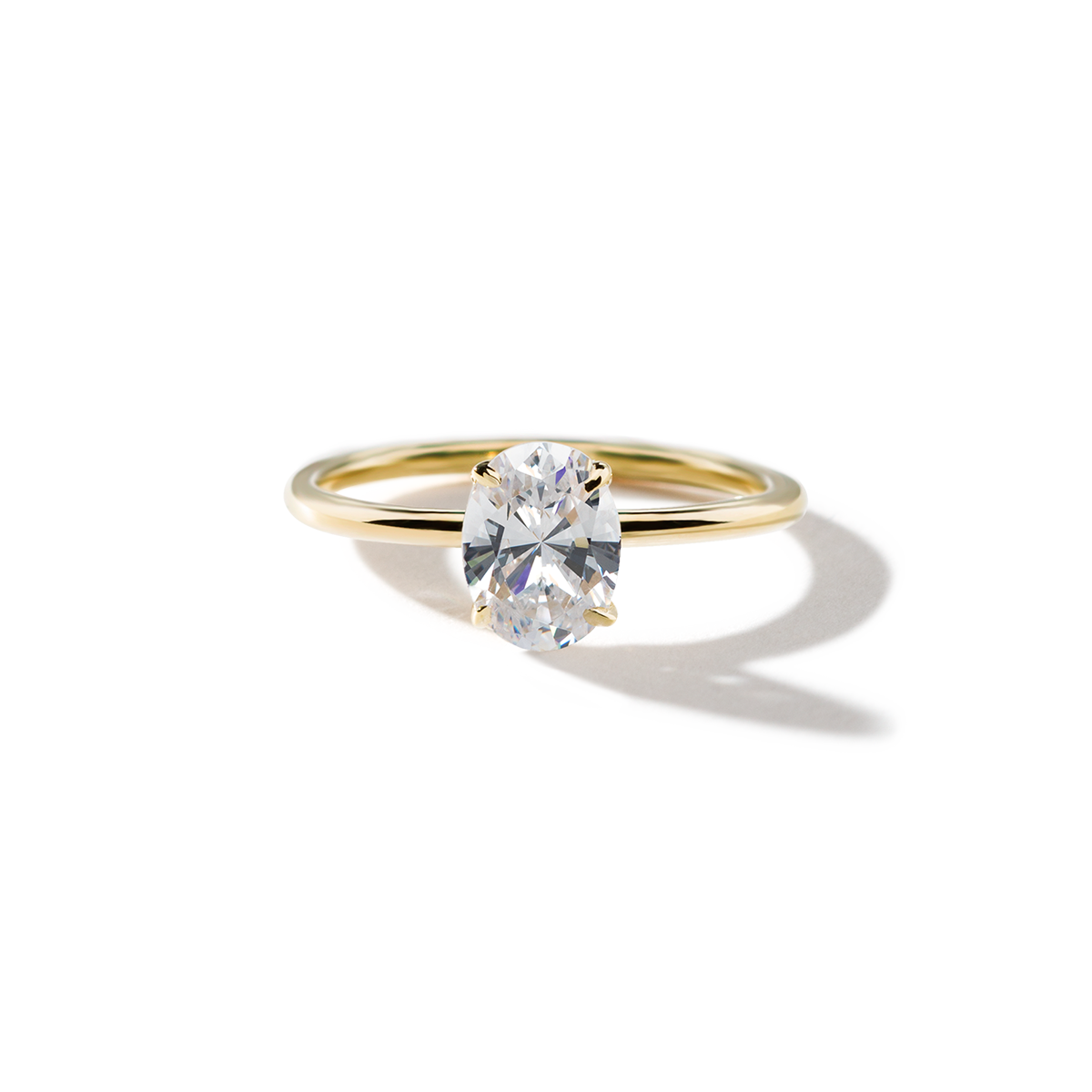 18K Yellow Gold / Oval