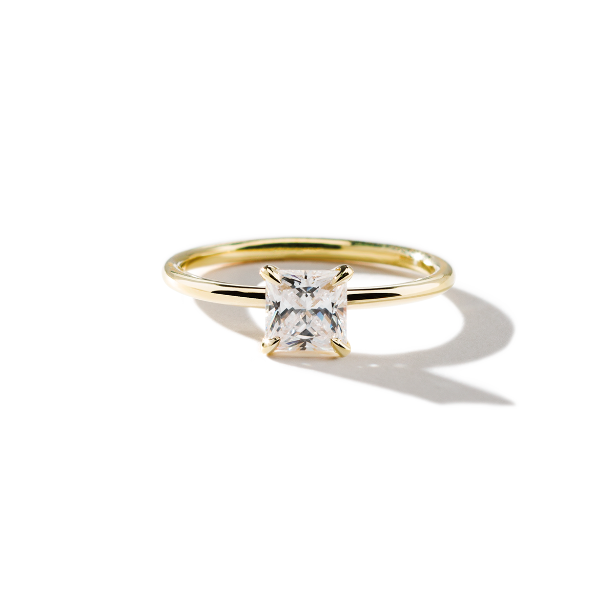 18K Yellow Gold / Princess