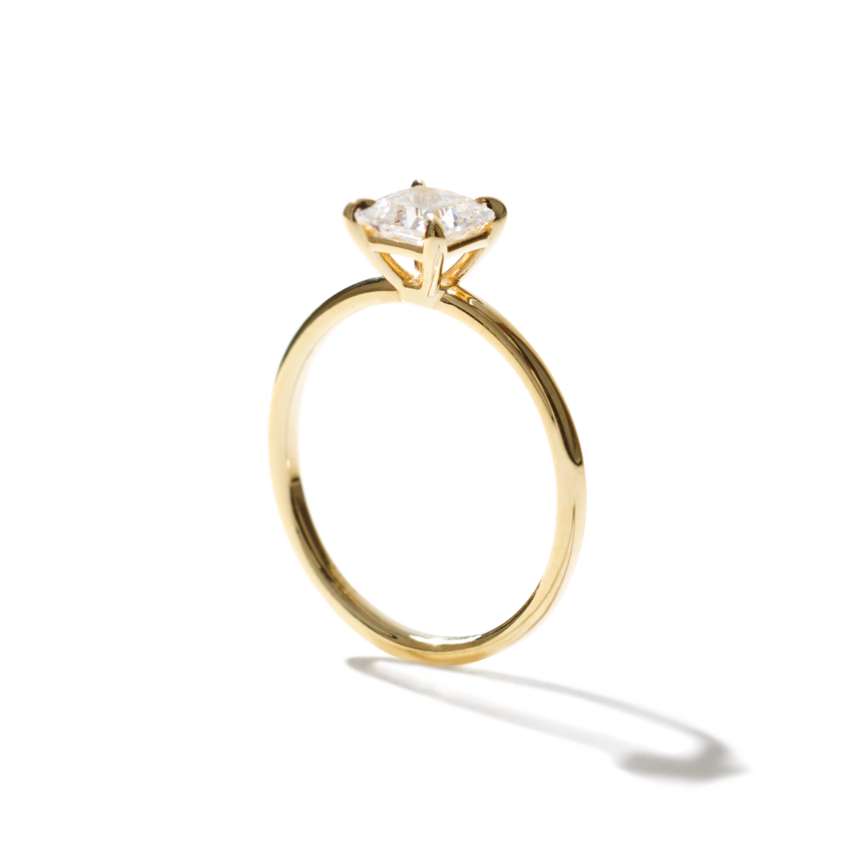 18K Yellow Gold / Princess