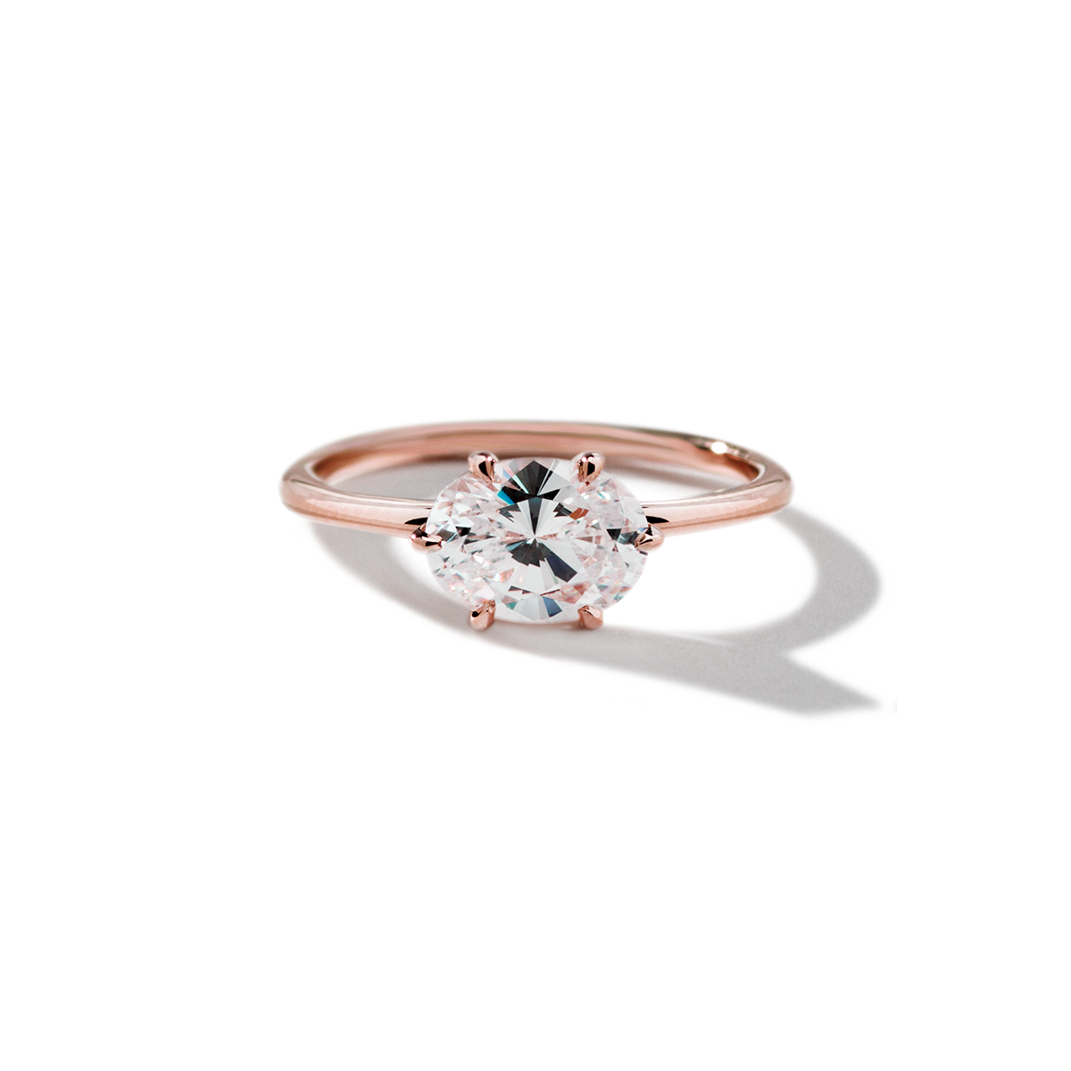 18K Rose Gold / Oval